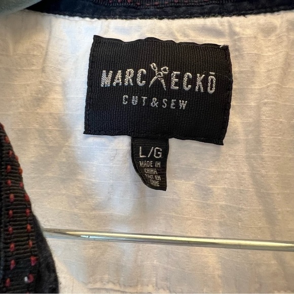 Marc Ecko Cut & Sew Mens Long Sleeve Casual Button Down Shirt Size Large White - Picture 3 of 8